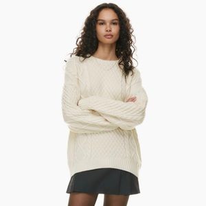 Sunday Best Peggy Sweater - Whisper White